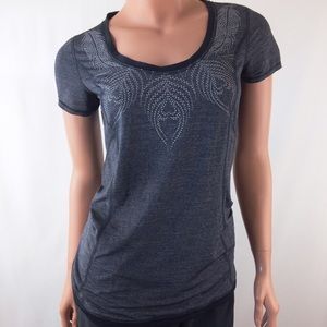 Lululemon Gray Embellished Tee